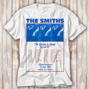 The Smiths US Tour 86 Queen Is Dead Vintage Rock Band T-Shirt 92